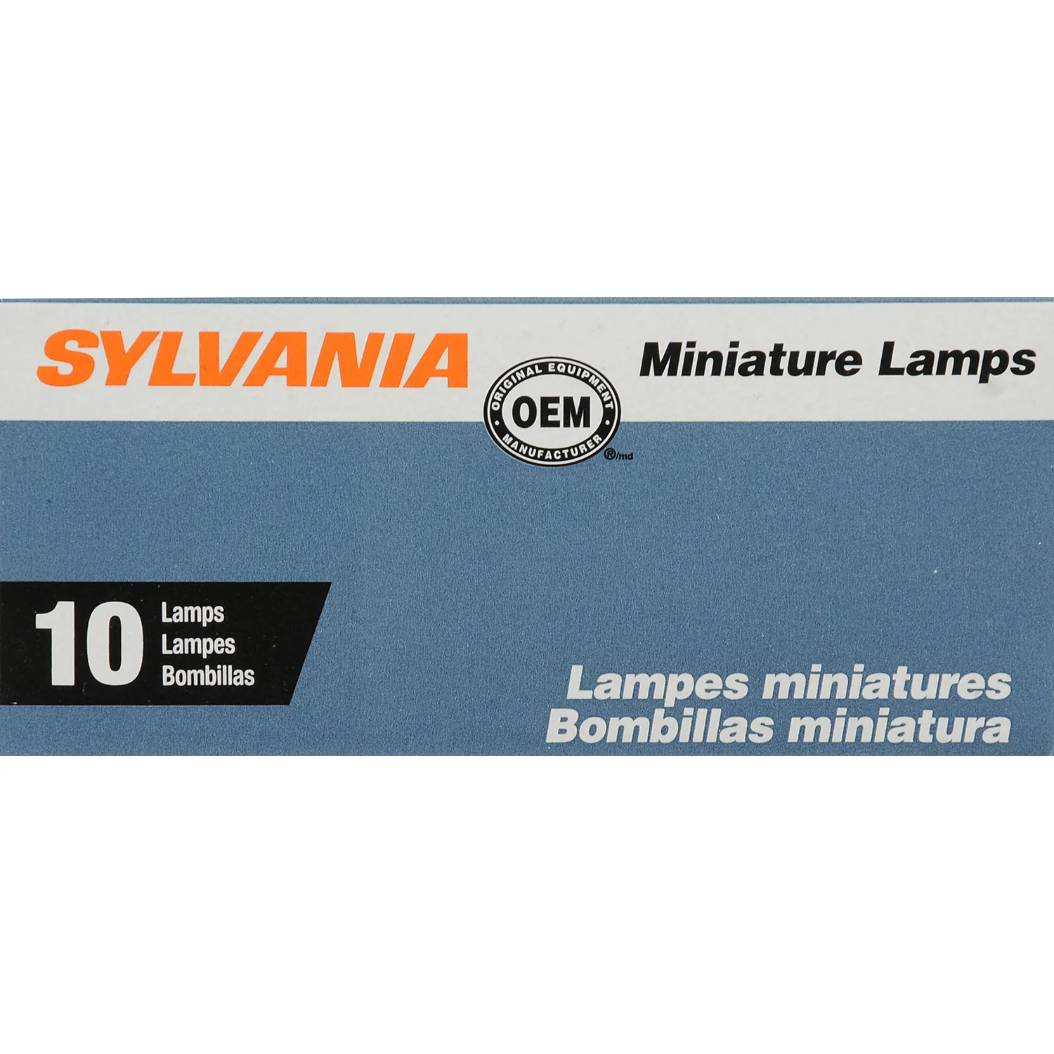 10-PK SYLVANIA 161 Standard Automotive Light Bulb - Image 2