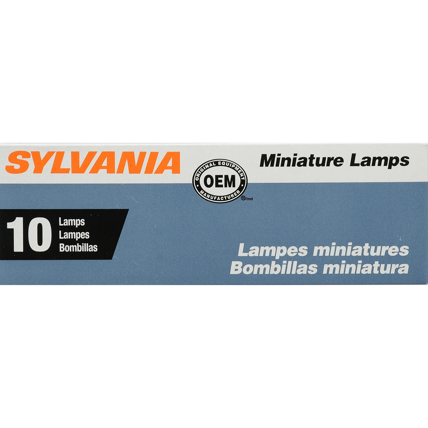 10-PK SYLVANIA 906 Standard Automotive Light Bulb - Image 2