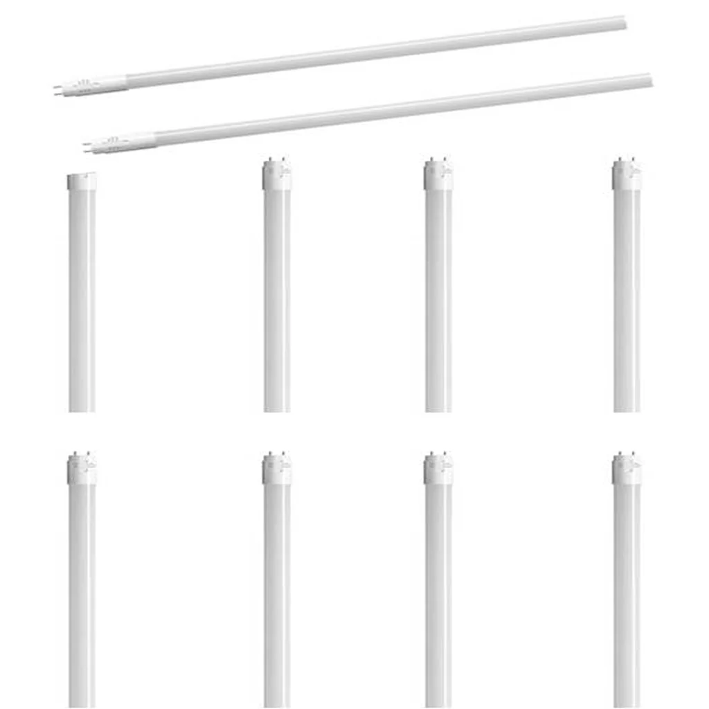 10Pk - 10w 48-in T8 LED Tube CCT Selectable G13 base Type A Ballast - 50w equiv