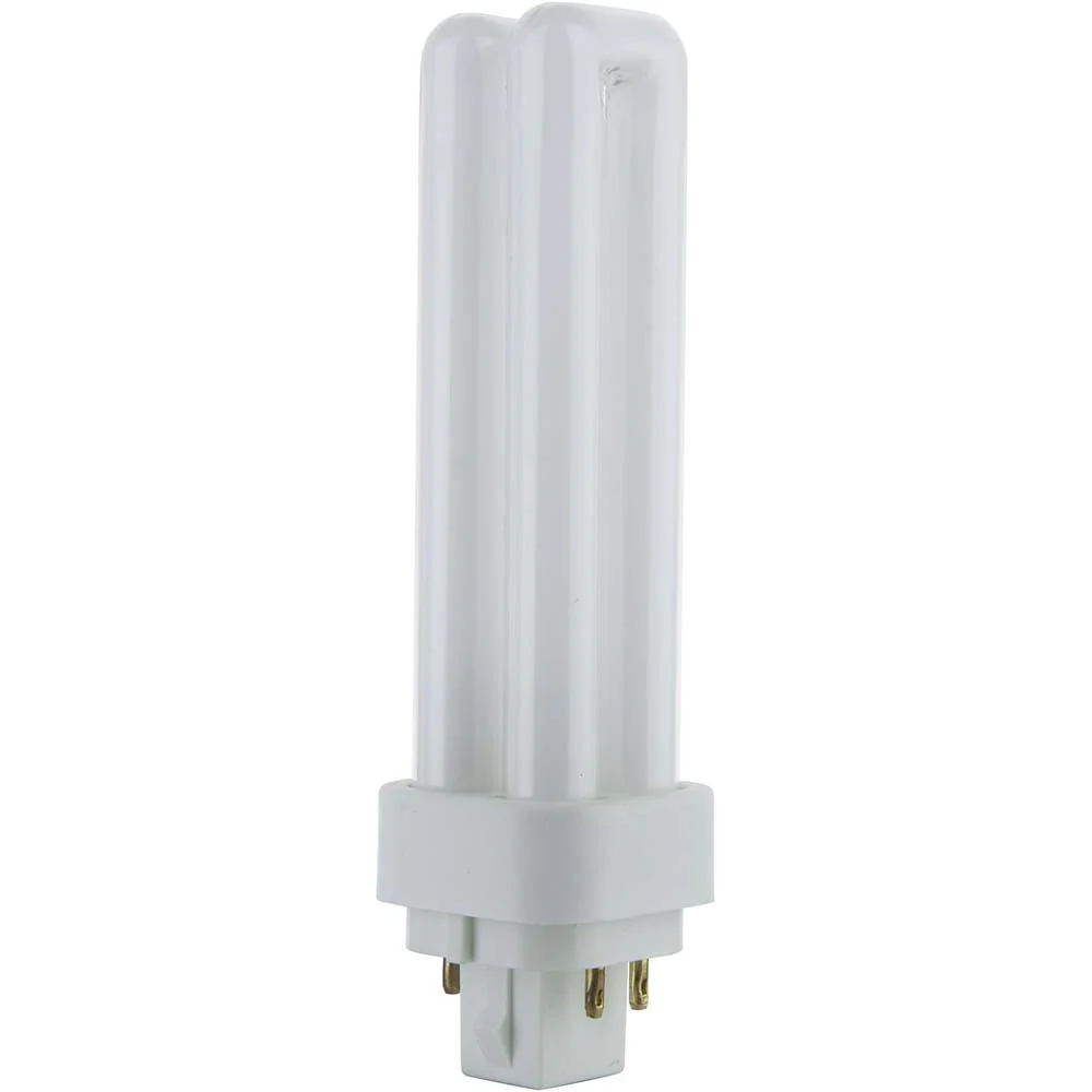 10Pk - Sunlite 13w 2700K PLD 4-Pin Double U-Shaped Twin Tube G24Q-1 Base Bulb - Image 2