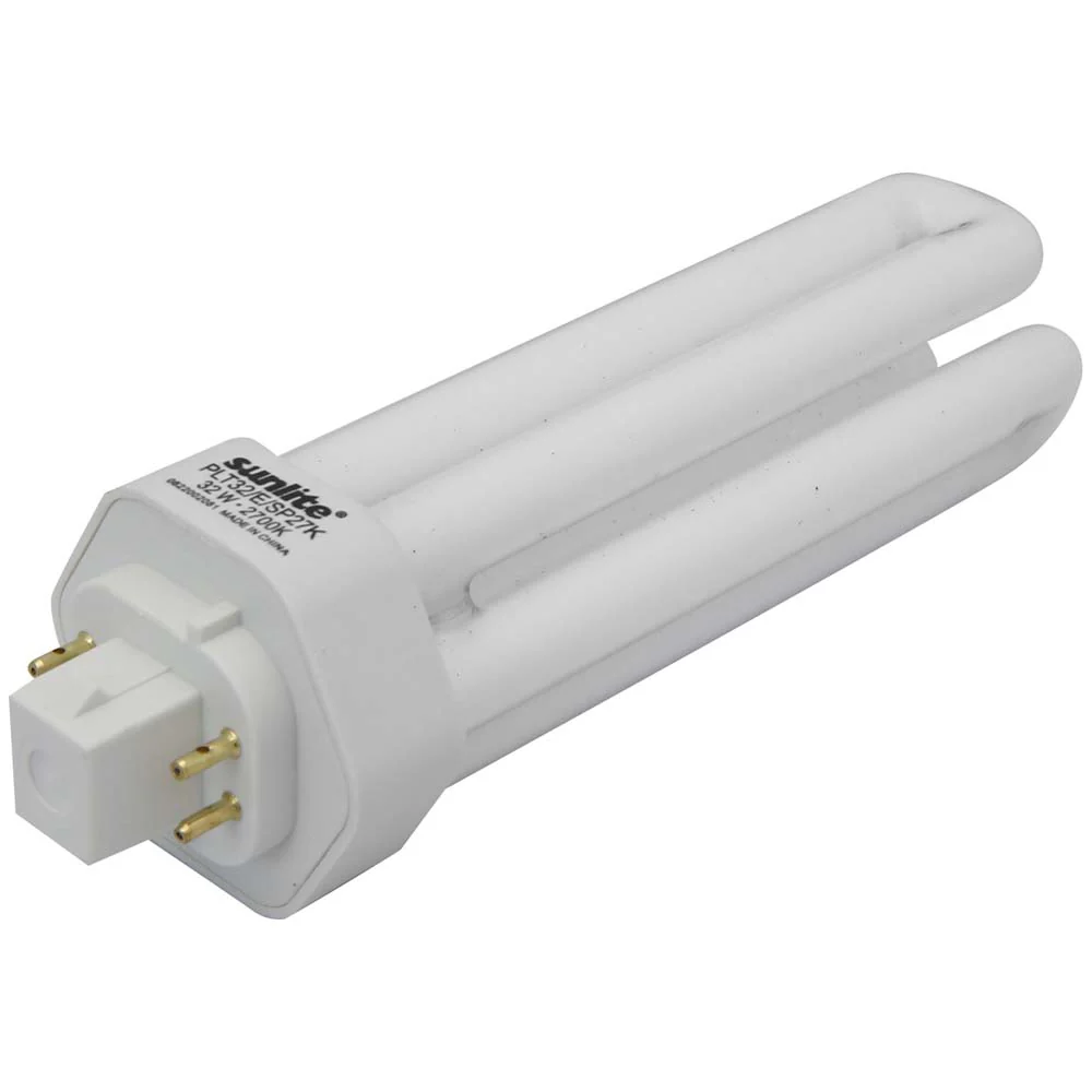 10Pk - Sunlite 42w 3500K PLD 4-Pin Triple U-Shaped Twin Tube GX24Q-4 Base Bulb - Image 3