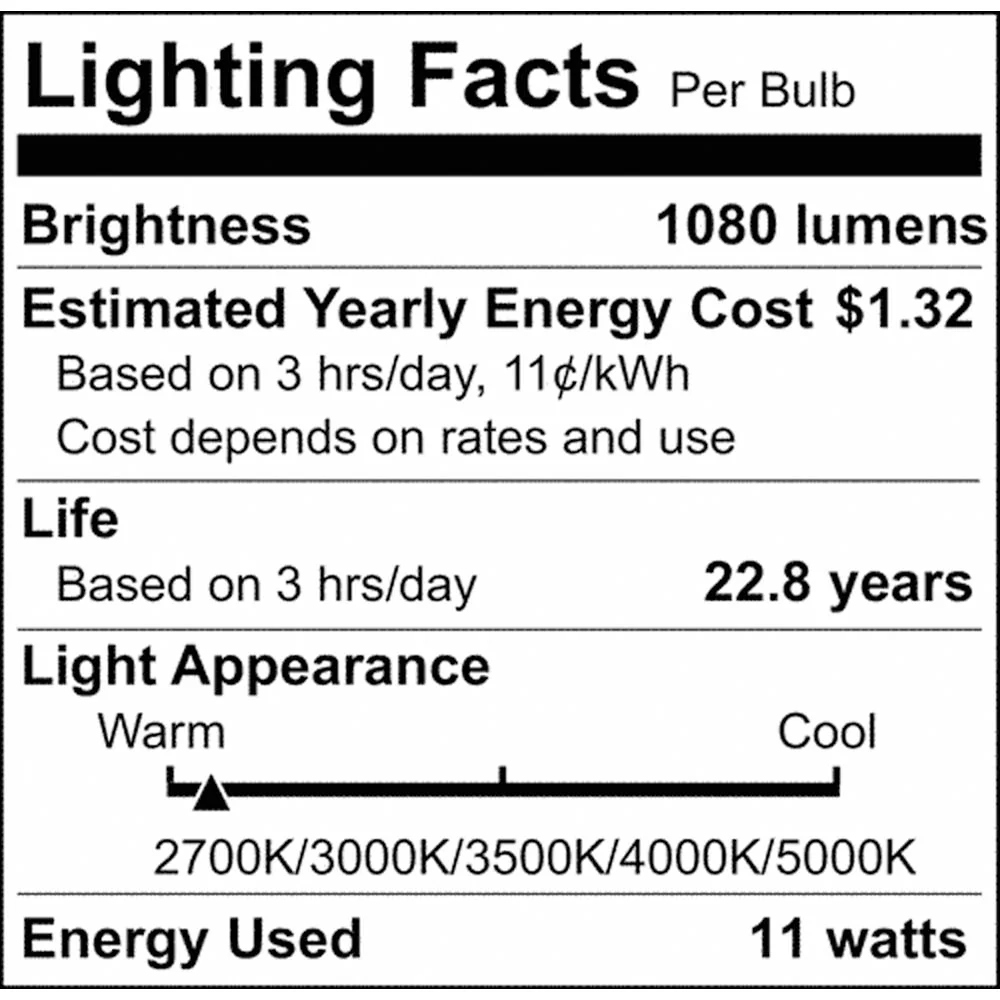 11w BR40 LED Reflector Bulb CCT Selectable Warm White to Natural Light 120v - Image 9