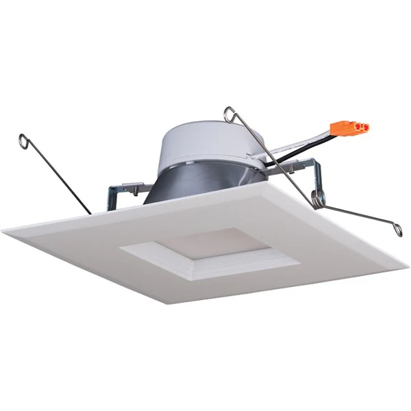 15W 5-6in. Square Trim Recessed LED 120V 2700K Warm White Downlight Retrofit