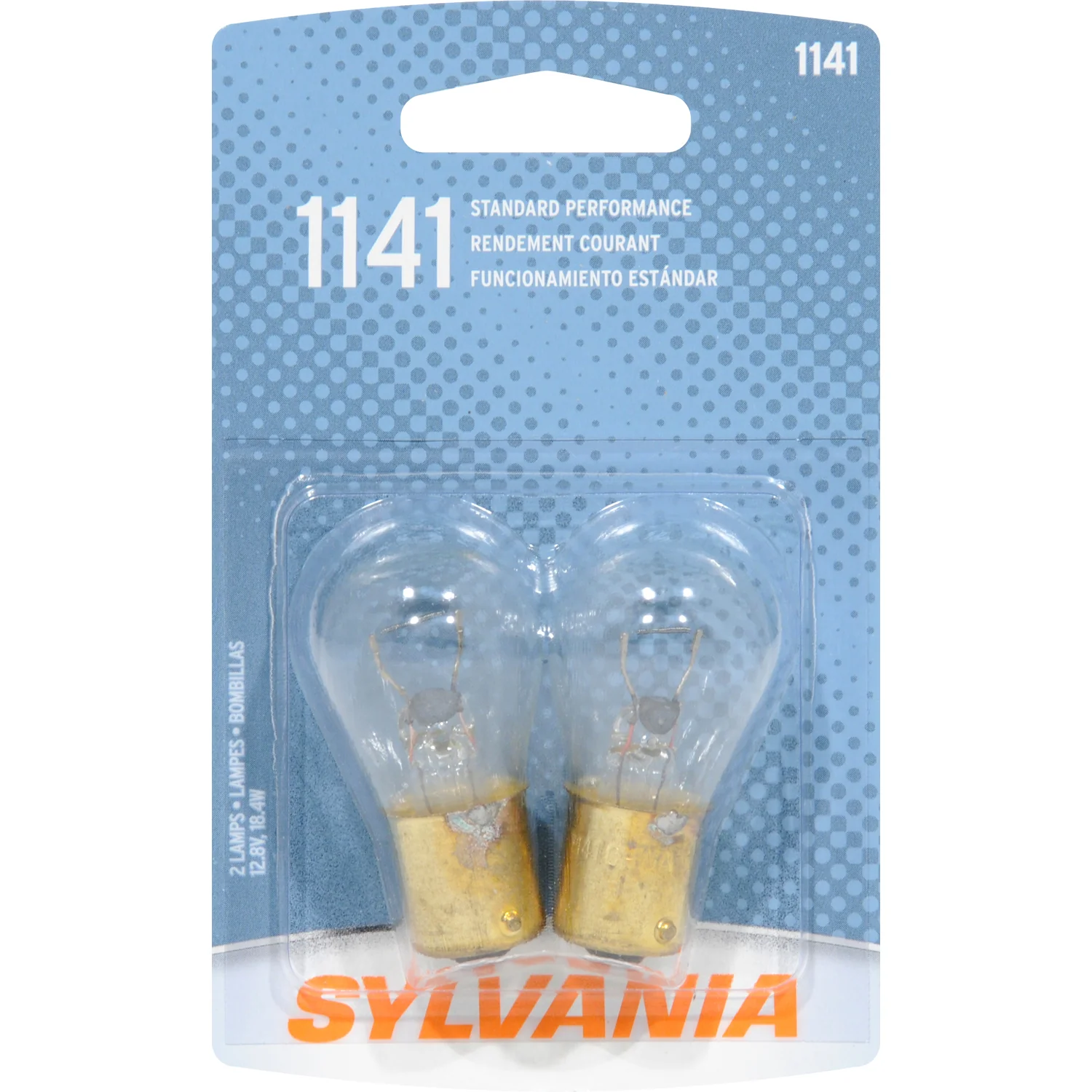 2-PK SYLVANIA 1141 Standard Automotive Light Bulb