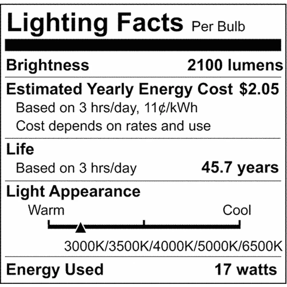25Pk - 17W 48-in T8 LED CCT Selectable Type B Ballast Bypass G13 Base 120-277v - Image 4
