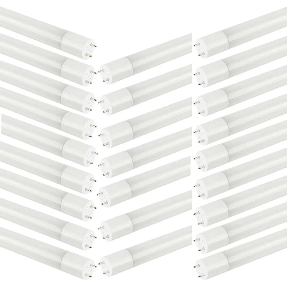 25Pk - Satco 14W 48-in T8 LED Tube 3500K 1700LM G13 Base Ballast Bypass