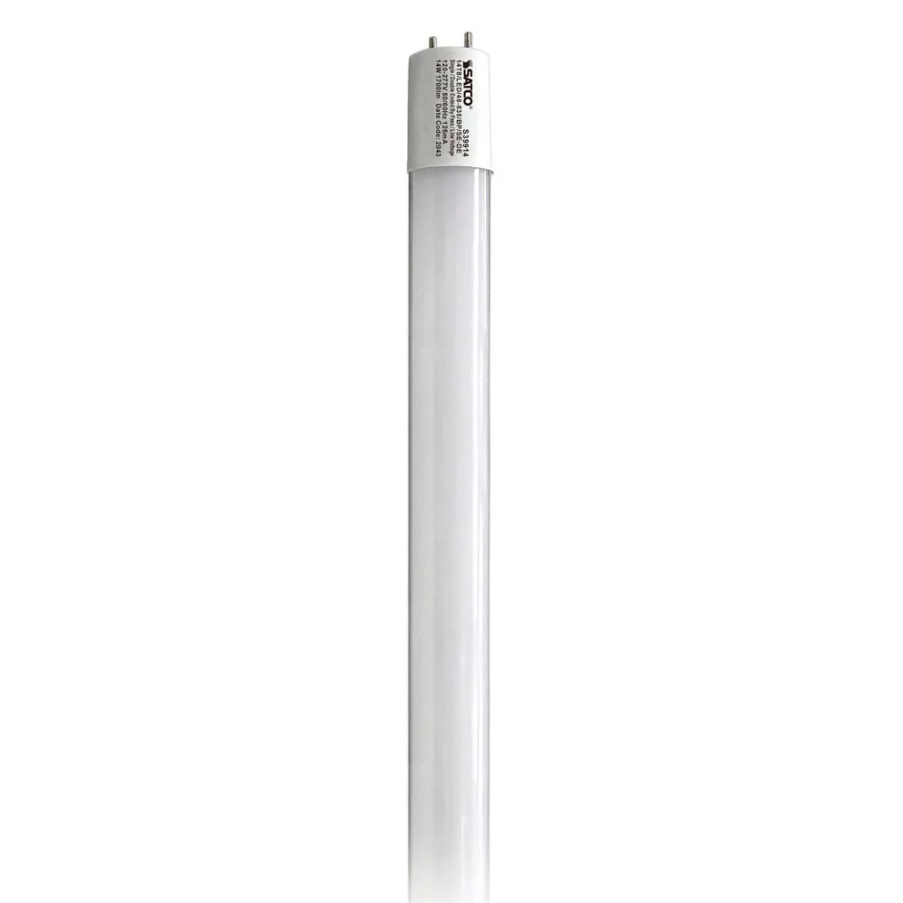 25Pk - Satco 14W 48-in T8 LED Tube 3500K 1700LM G13 Base Ballast Bypass - Image 2