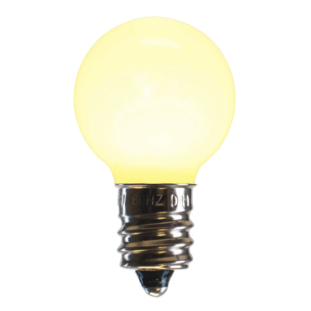 25Pk- Vickerman Warm White Ceramic G30 LED Replacement Bulb