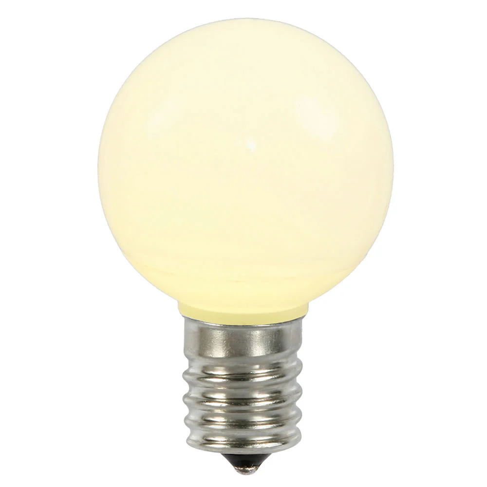 25Pk - Vickerman Warm White Ceramic G50 LED Replacement Bulb