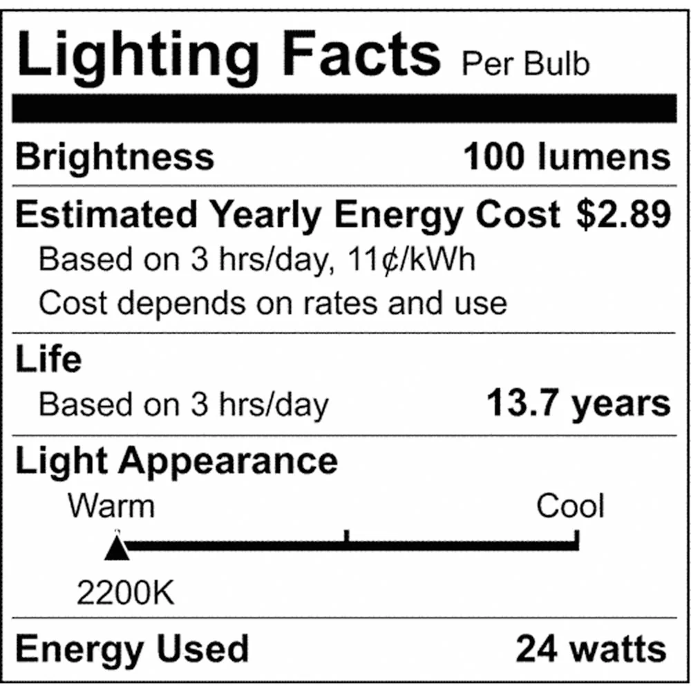 2Pk -  24-ft 24w 120v LED String Light - Includes 2200K 12-S14 bulbs - Image 2