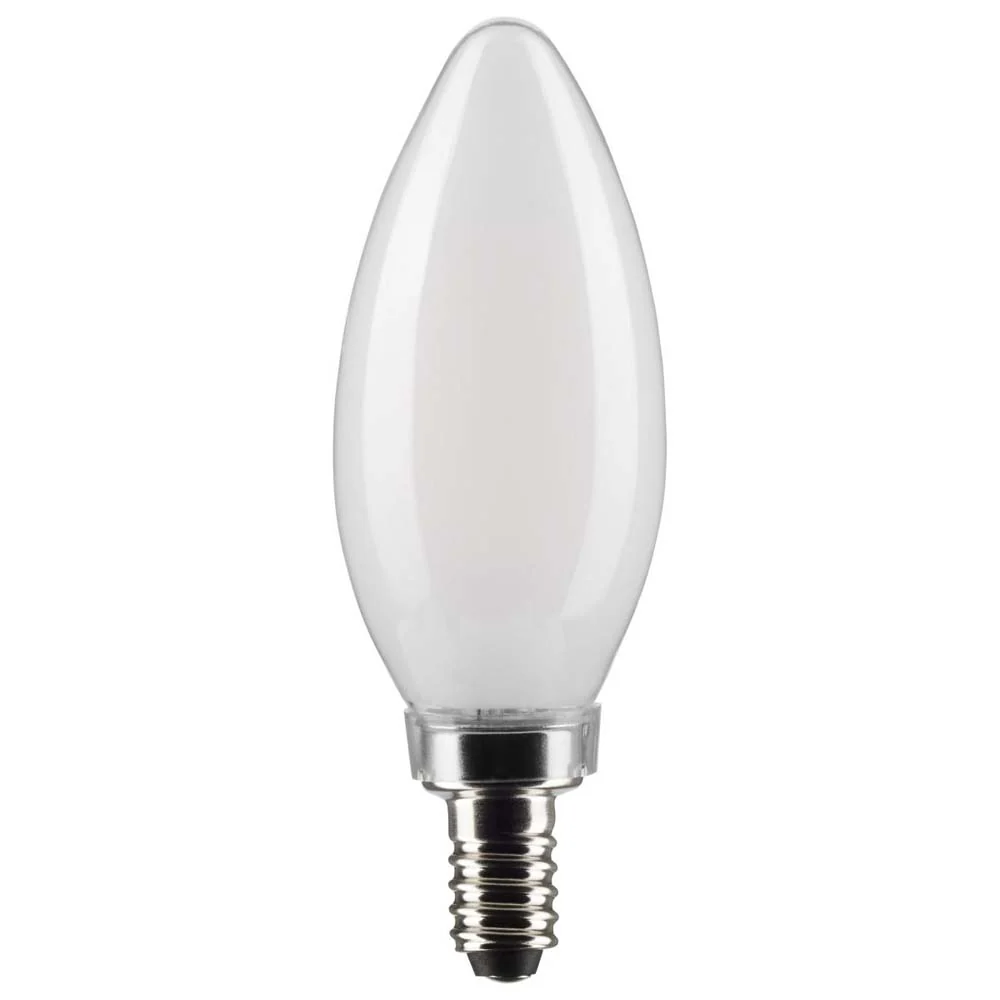 2Pk - 4W B11 LED Frosted Candelabra Base 3000K 350 Lumens 120v