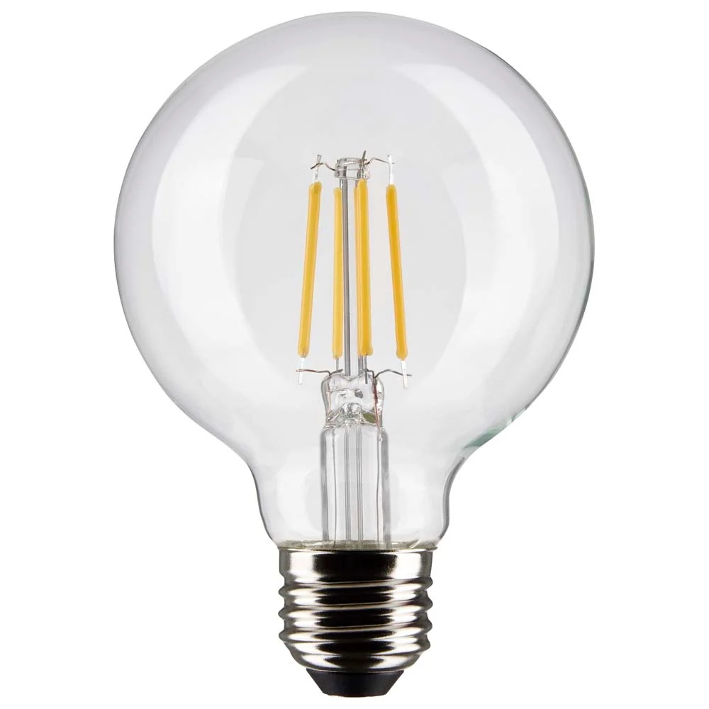 2Pk - Satco 4.5w G25 Globe Filament LED 2700K Medium Base Dimmable - 40w equiv - Image 2
