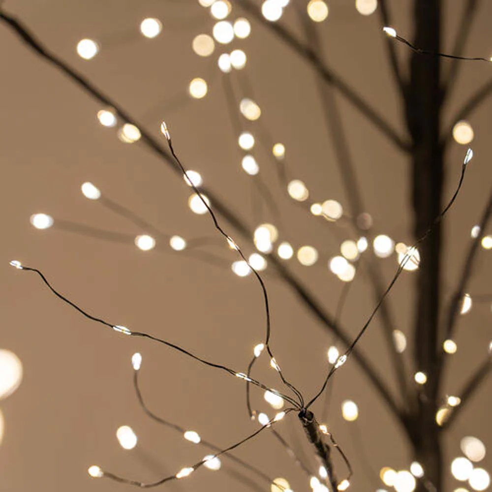 3-ft. Black Fairy Light Tree, Warm White LED - Image 3