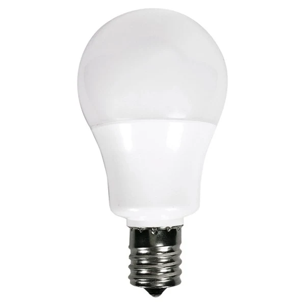 5.5w A15 LED 120v Frosted E17 Intermediate base 2700K Warm White