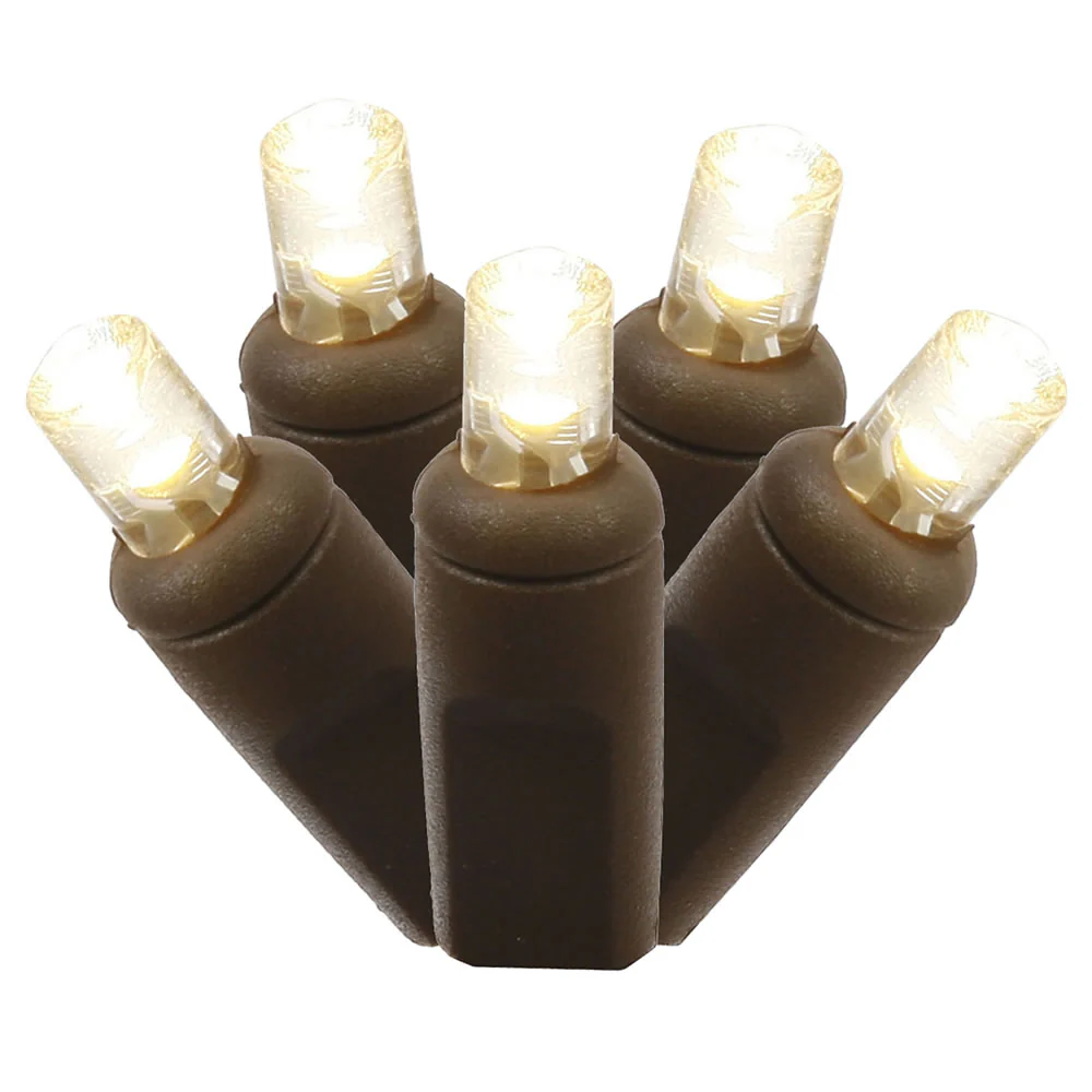 50 Light Warm White LED Set 6"x25'