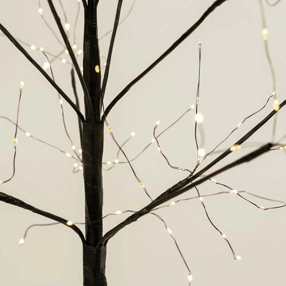 6-ft. Black Fairy Light Tree, Warm White LED - Image 8