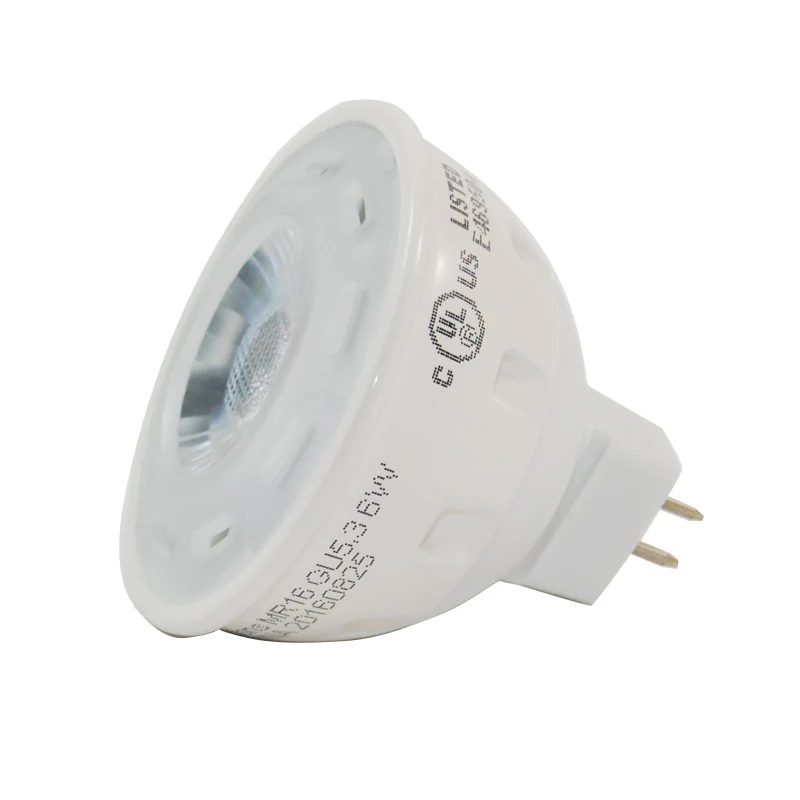 6W MR16 LED Soft White Dimmable 400LM Flood Light Bulb - 35w equal