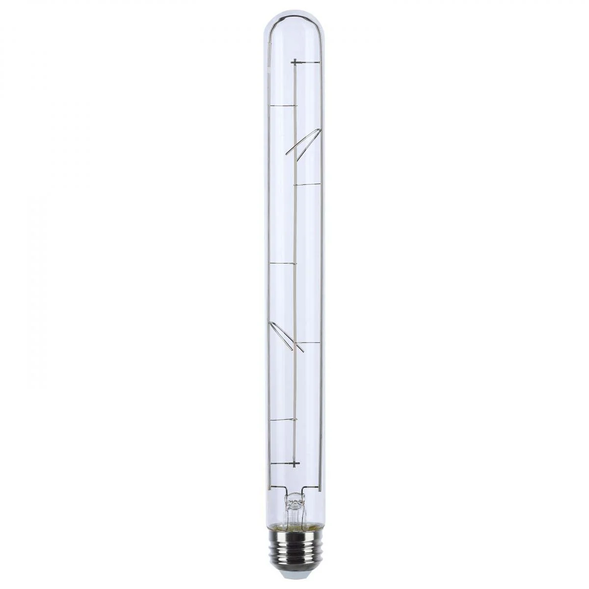 6w T9 LED Reminiscent Flex Gray Straight Filament E26 Base 2700K CCT Clear 120v