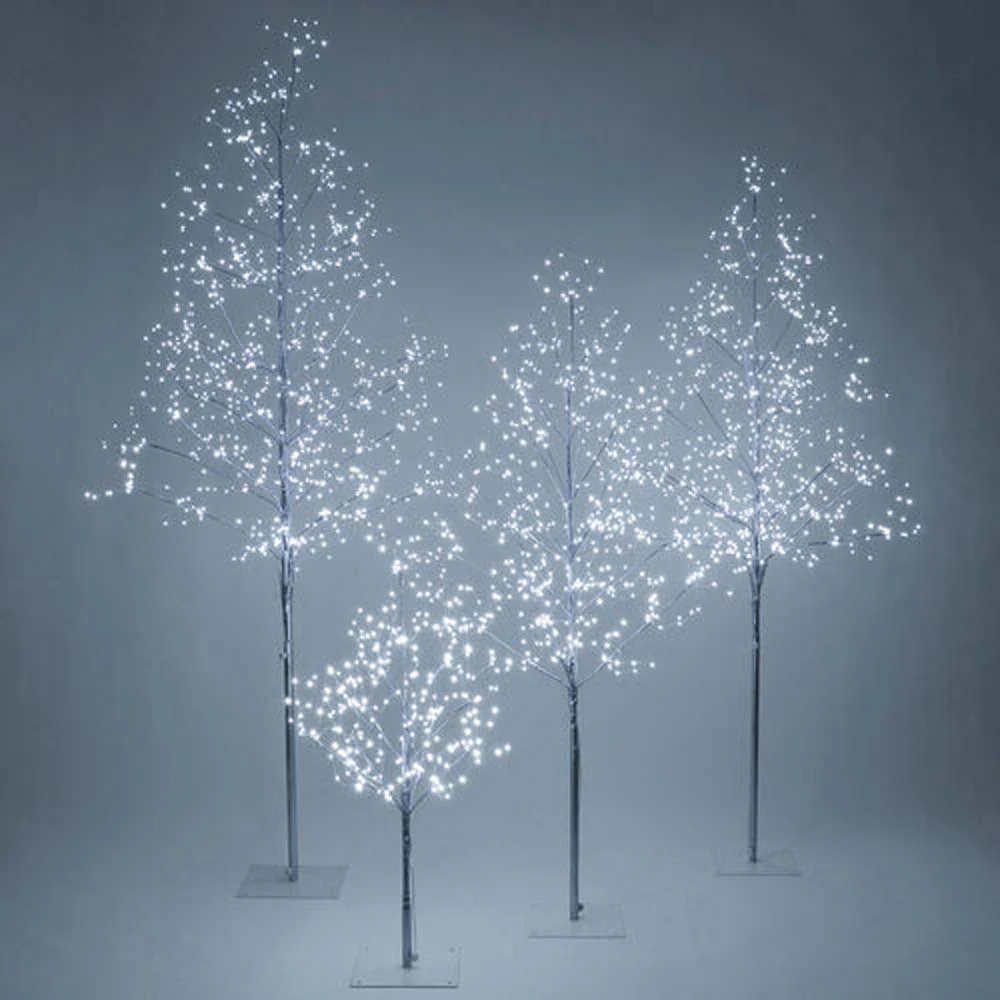 7-ft. Silver Fairy Light Tree, Cool White LED - Image 2