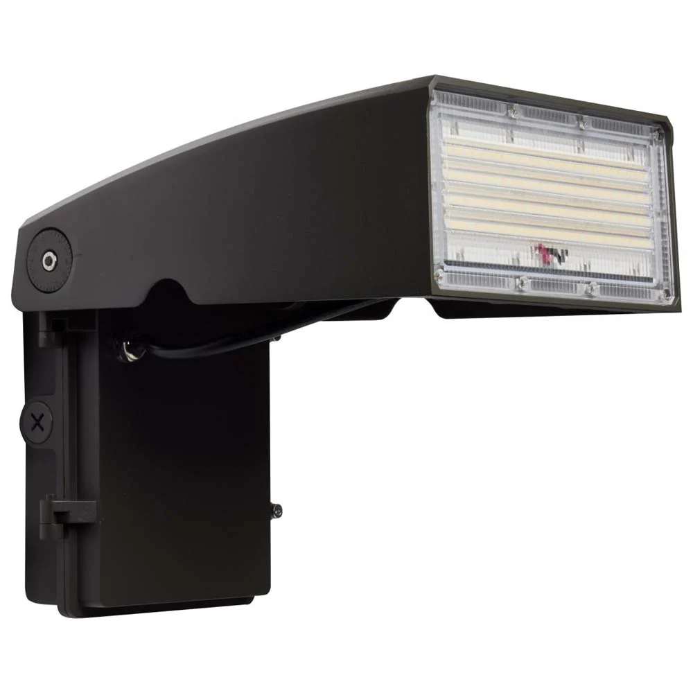 80w Adjustable LED Wall Pack CCT Tunable 9600-10K Lumens DLC Premium - Image 5