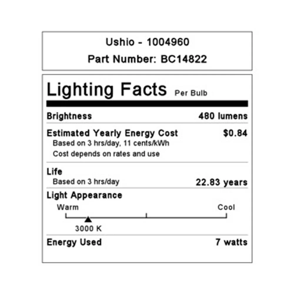 8Pk - Ushio 7w Uphoria PRO Gold LED MR16 NFL25 GU5.3 Base 3000k Reflector Bulb - Image 3