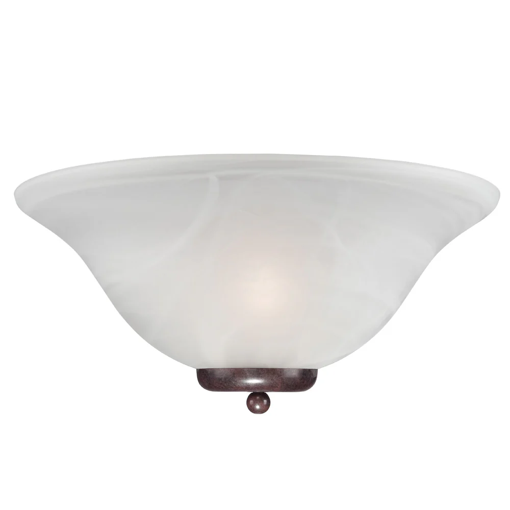Ballerina - 1 Light Wall Sconce - Old Bronze w/ Alabaster Glass