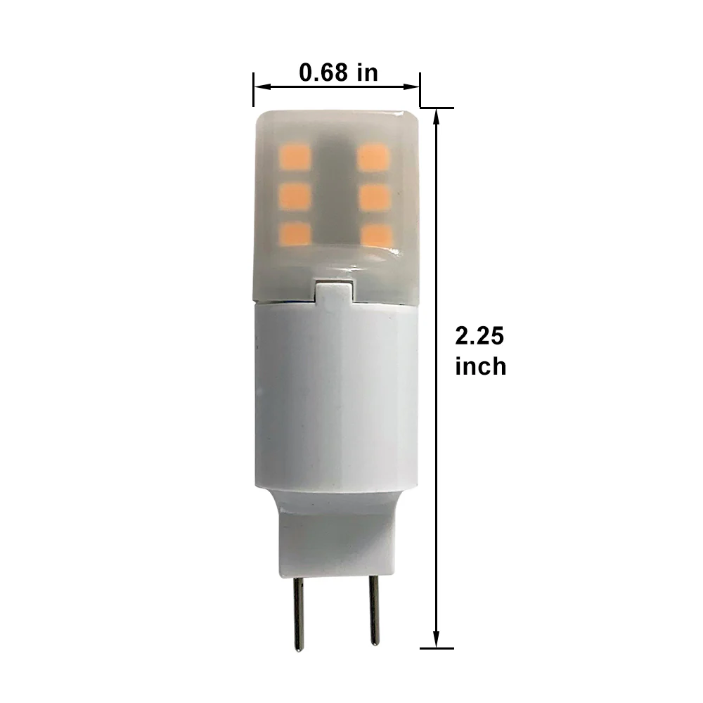 BulbAmerica 3w G8 LED 120v 6500k Daylight Bulb - 30w equivalent - Image 3