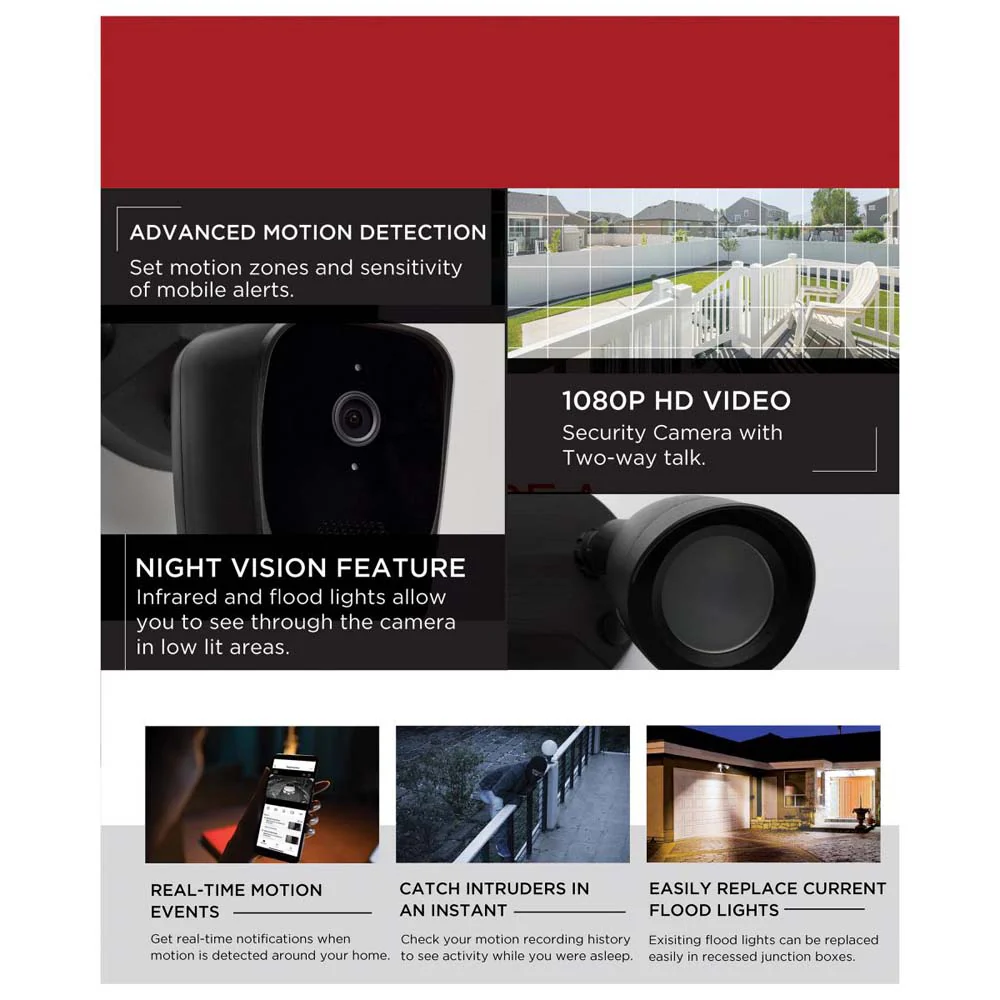 Bullet Outdoor SMART Security Camera Starfish enabled Black Finish - Image 7