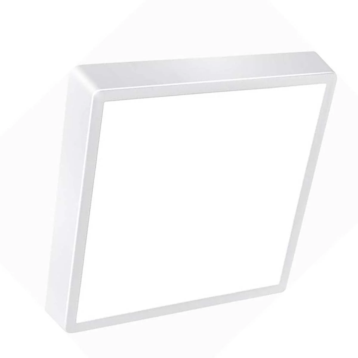 Current 8-in Square Low Profile Surface Mount 3000K 80CRI Direct J-Box Mount