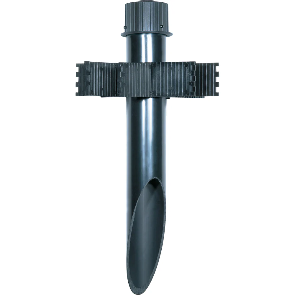 NUVO 76-640 - Mounting Post - 2" Diameter - Dark Bronze Finish Cap