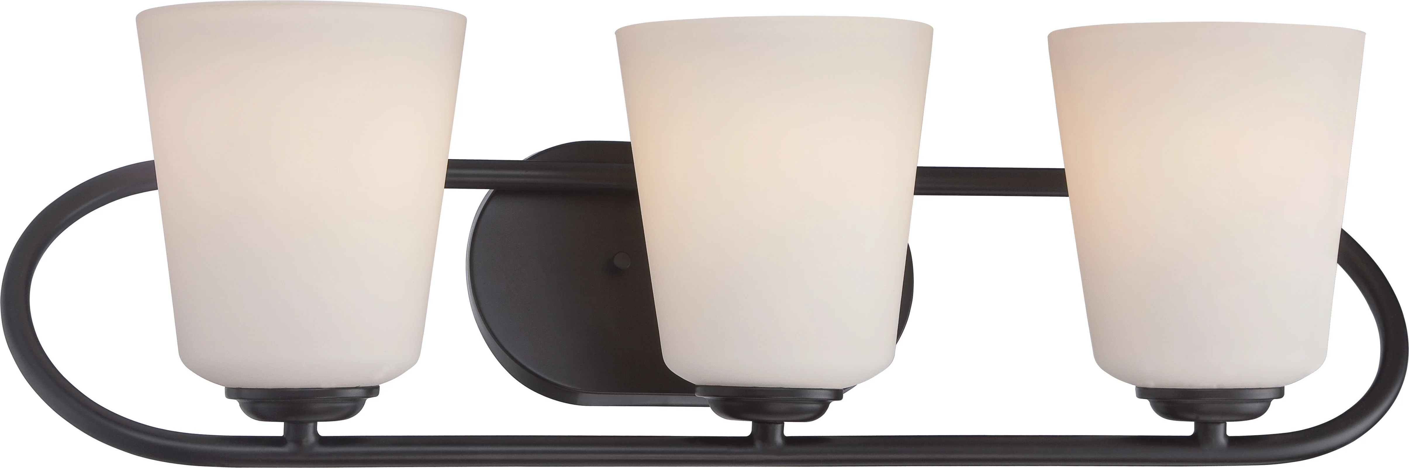 Dylan 3-Light Wall Mounted Vanity & Wall Light Fixture in Mahogany Bronze