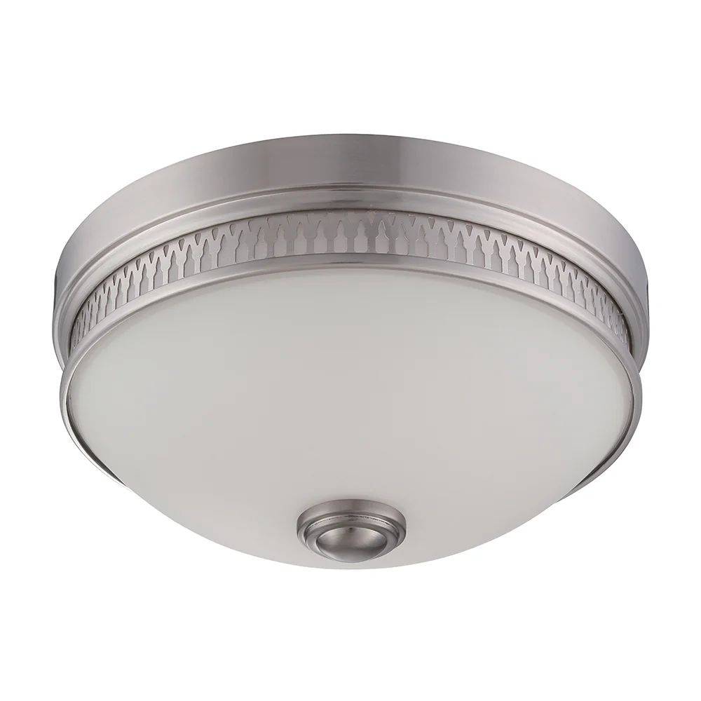 Nuvo Harper 20w LED Flush Mount in Brushed Nickel Finish