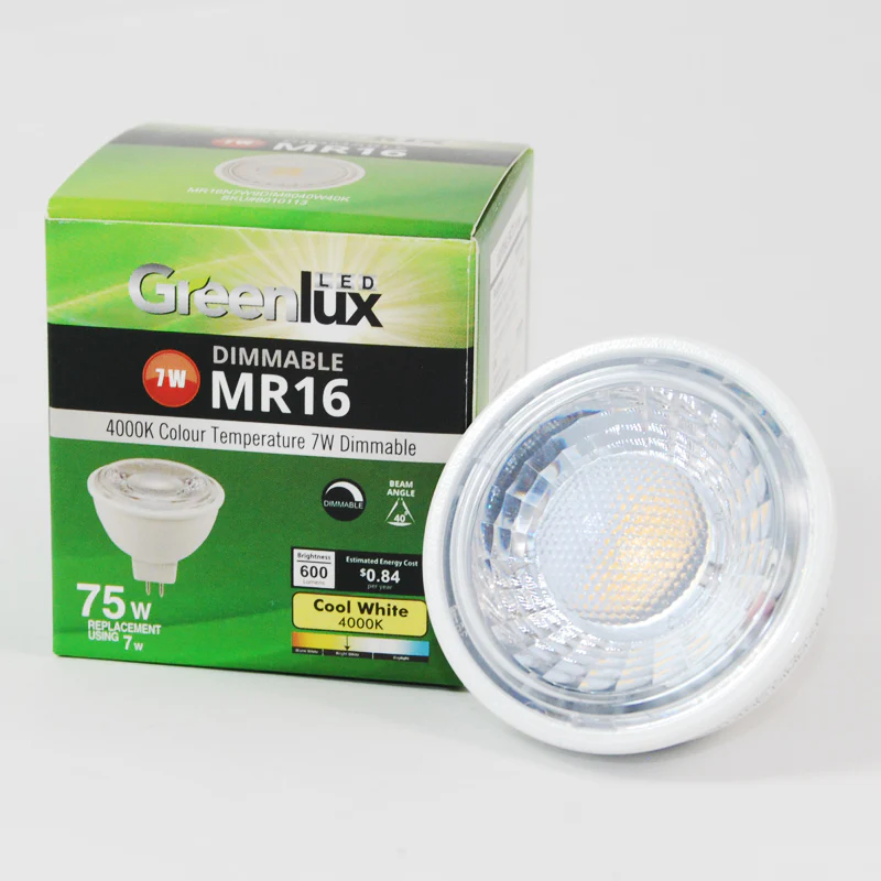 7W MR16 LED Cool White Dimmable 600LM Flood Light Bulb - 75w equal - Image 2