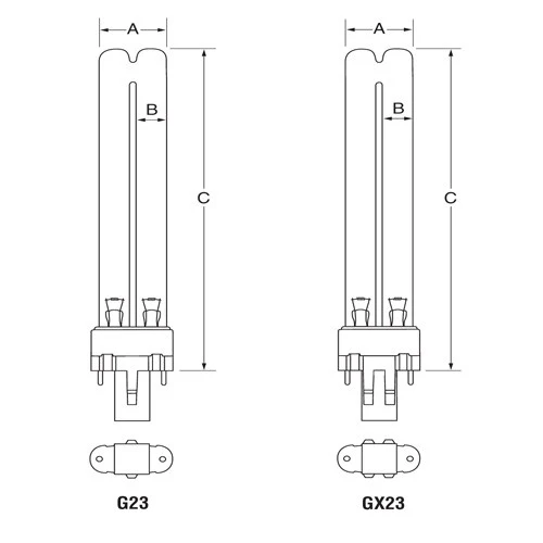 Hozelock Cyprio BioForce CF9DS Germicidal UV Replacement bulb - Ushio OEM bulb - Image 4