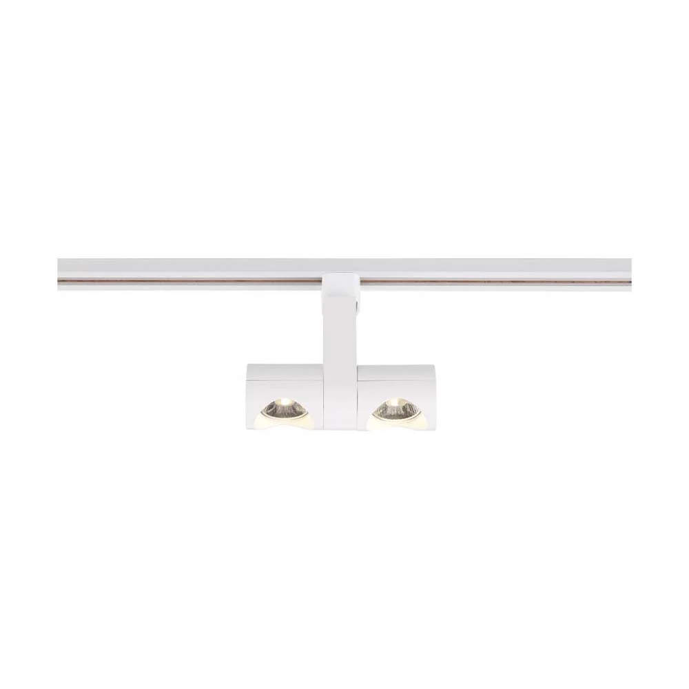LED 24w Track Head Dual Pipe White 36 deg. Beam Angle 120v - Image 2