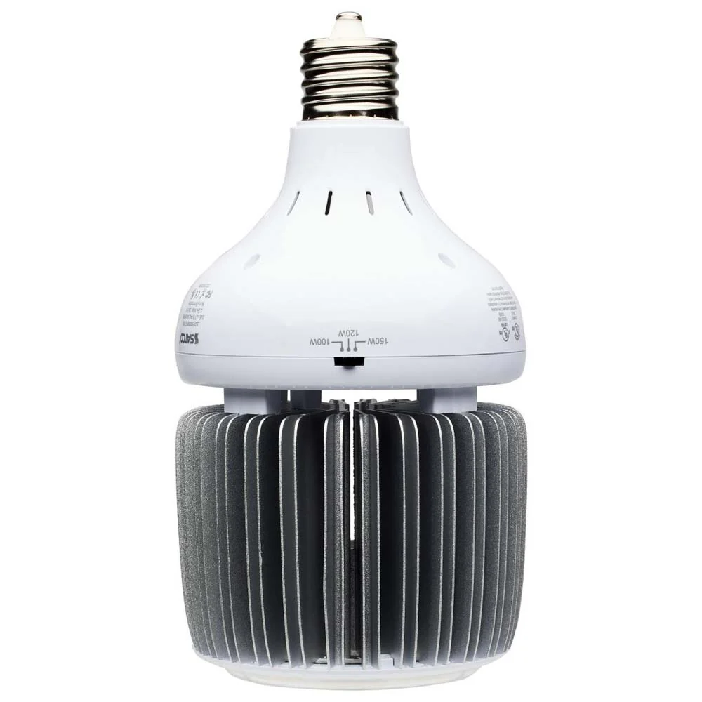 LED Hi-Bay 100/120/150 Selectable Wattage Mogul Extended 5000K 100V-277V