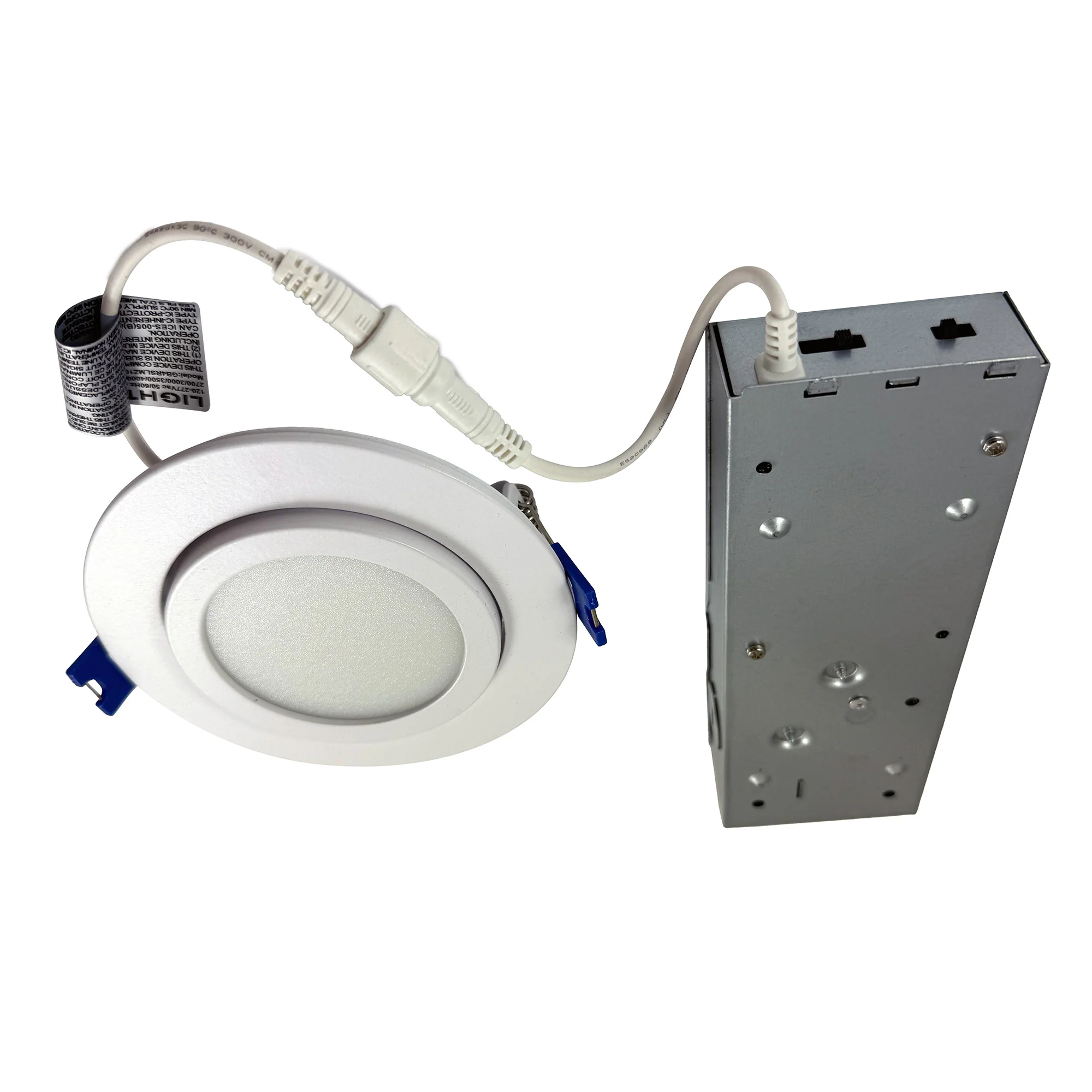 Lightolier 4-in Round Gimbal LED Downlight Lumen & CCT Selectable 120-277V - Image 3
