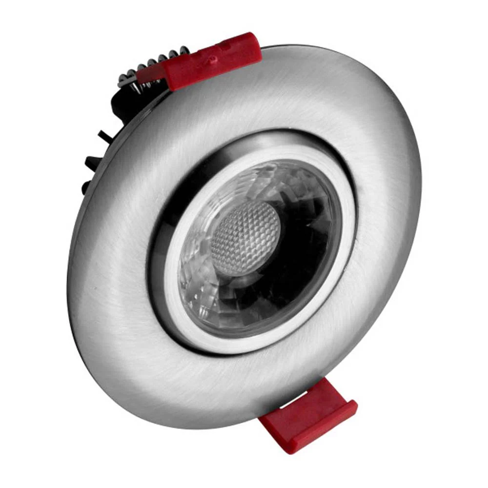 NICOR 3-inch LED Gimbal Recessed Downlight in Nickel, 2700K - Image 2