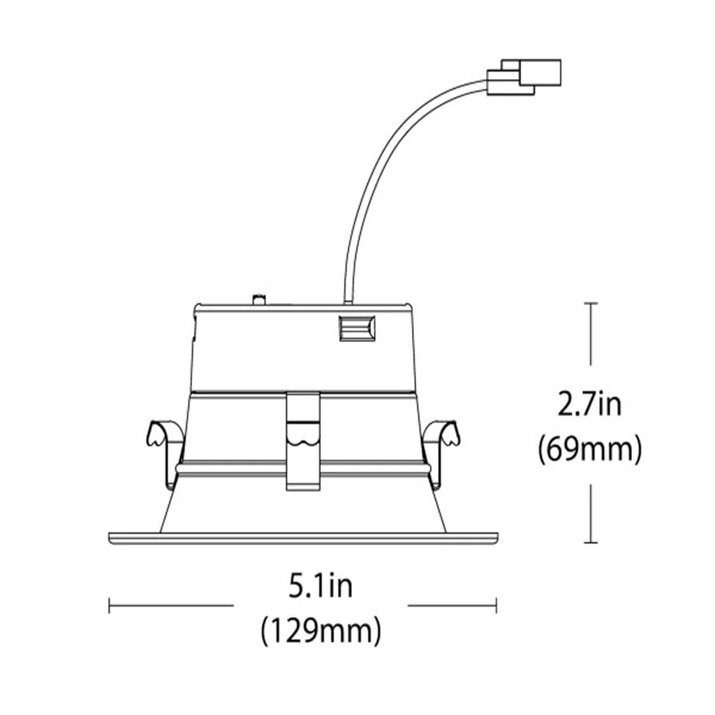 Nicor 4-in Nickel 3000K Recessed LED Downlight - Image 2