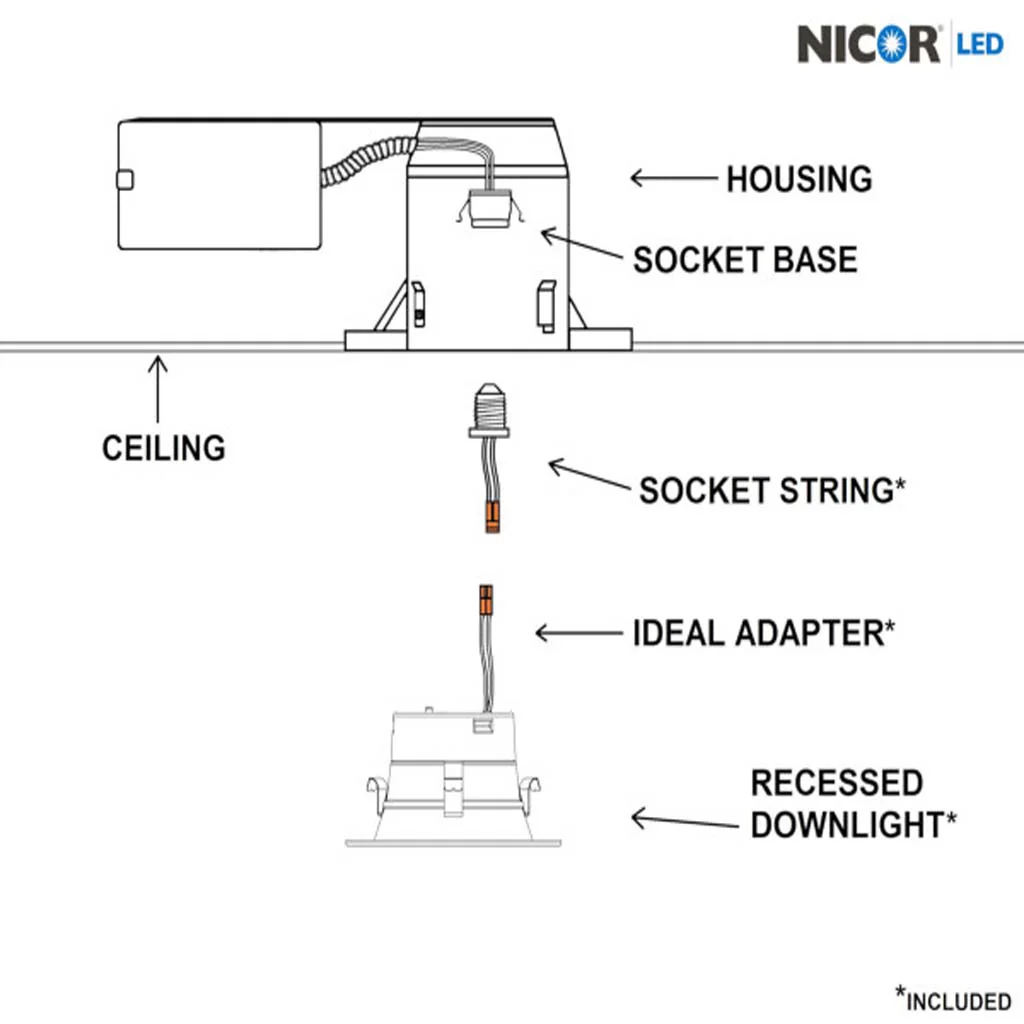Nicor 4-in Nickel 3000K Recessed LED Downlight - Image 3