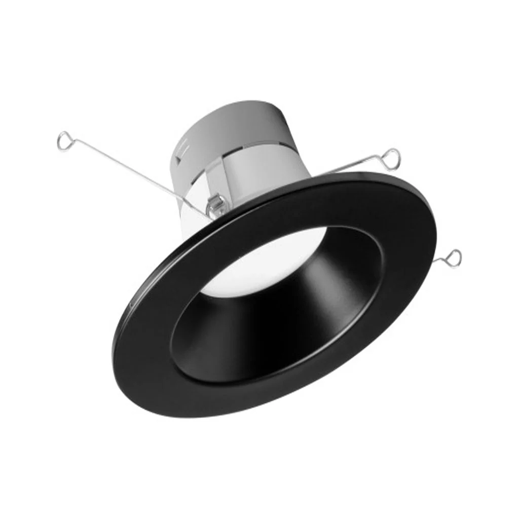 Nicor  5/6-in Black 3000K Recessed LED Downlight