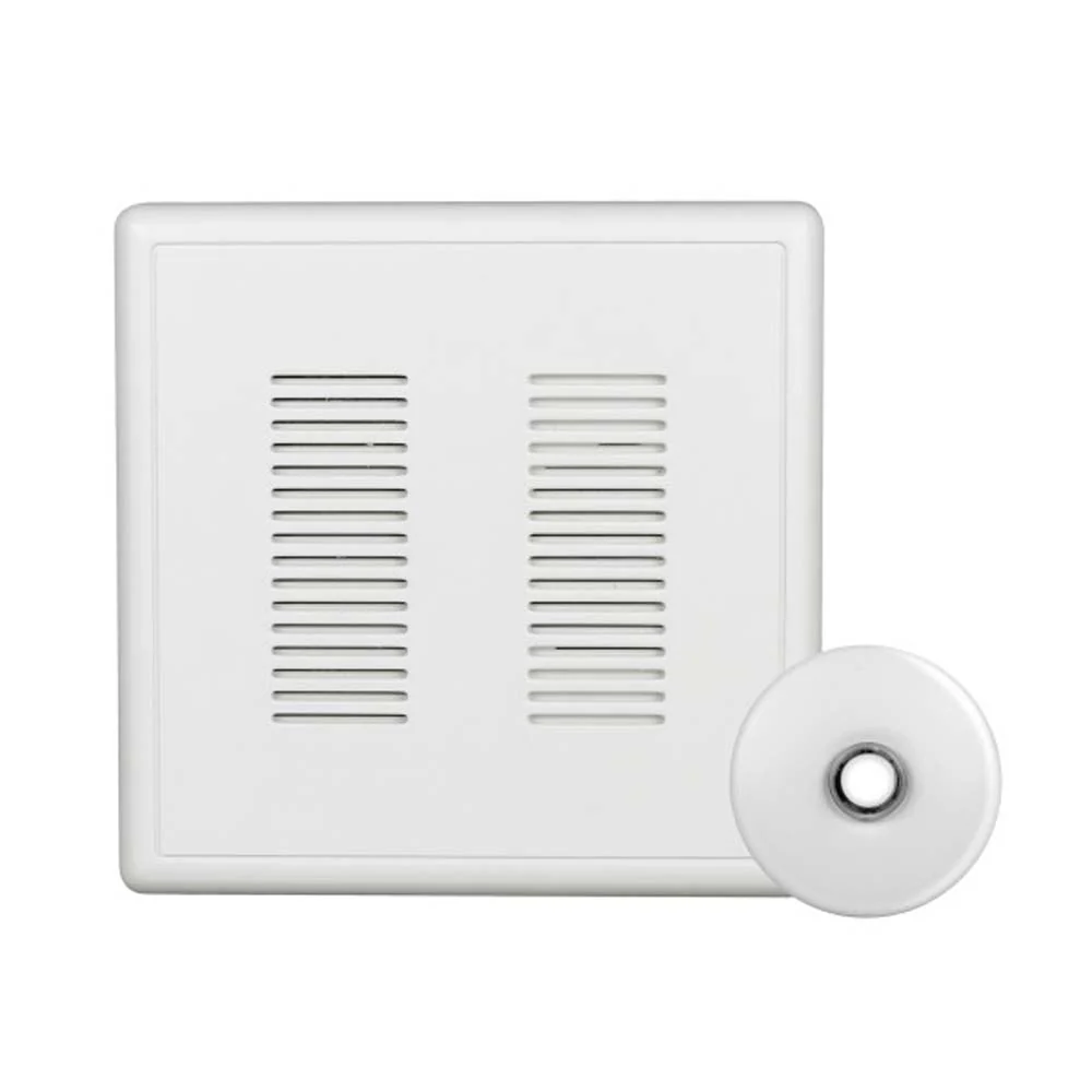 Nicor PrimeChime Plus 2 - Doorbell Chime Kit with White  Button