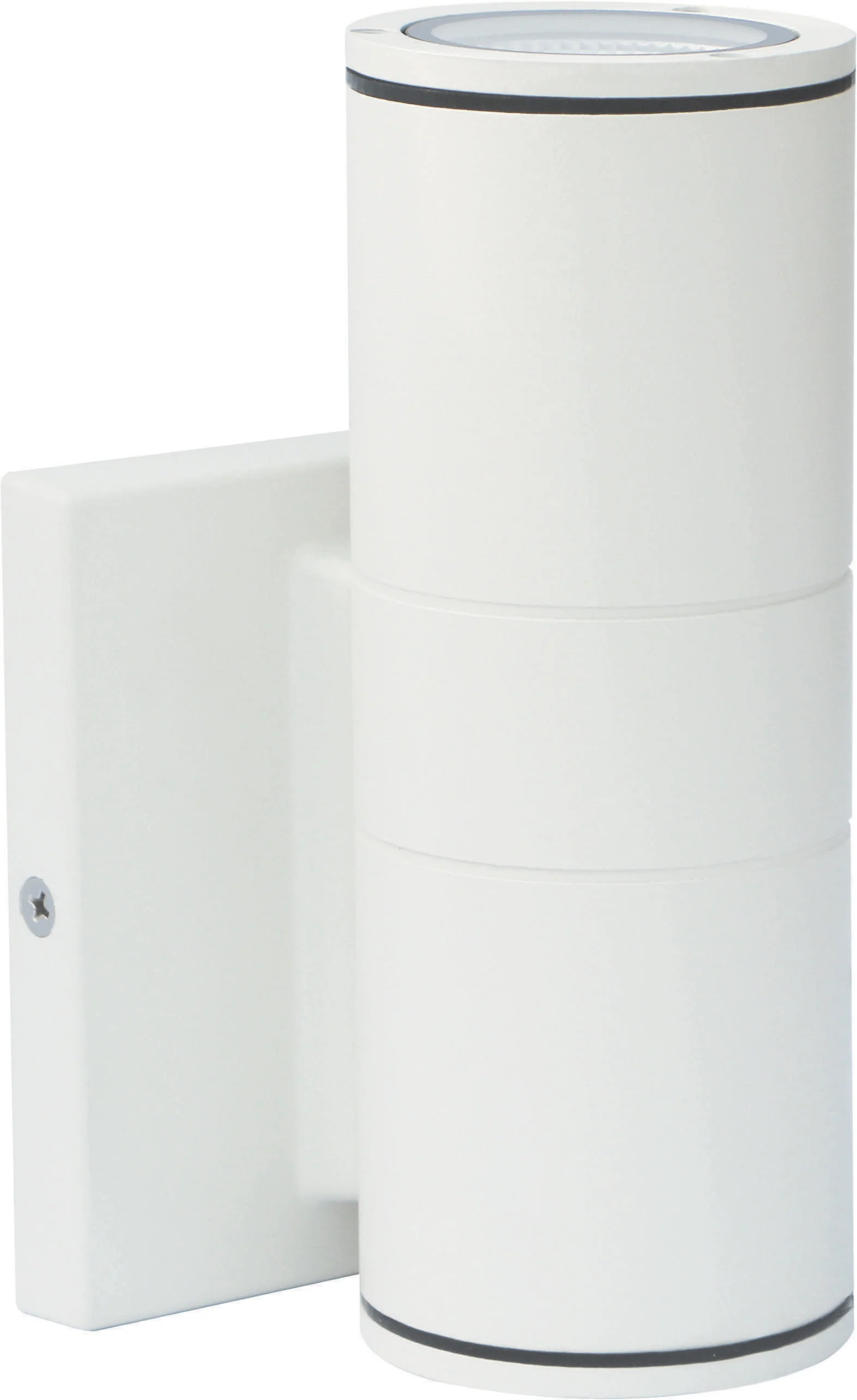 Nuvo 1-Light 10w Outdoor LED Wall Light Small Up or Down Sconce in White Finish