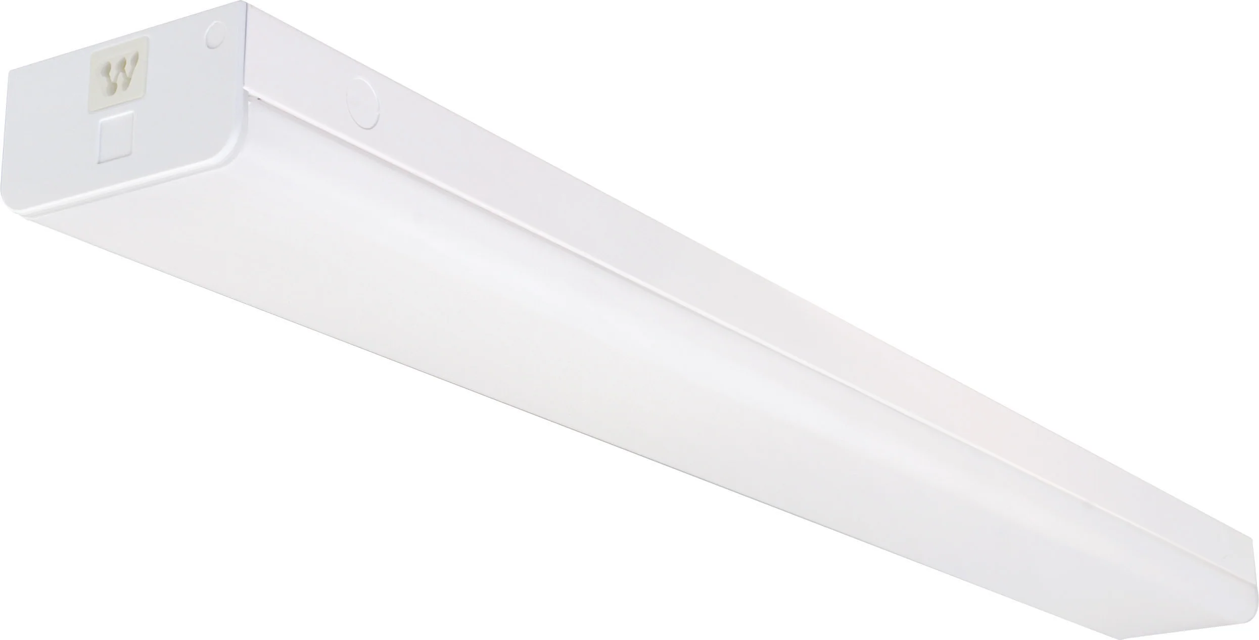 Nuvo LED 38w 48" wide Strip Light Fixture w/ Connectible in White Finish 4000k