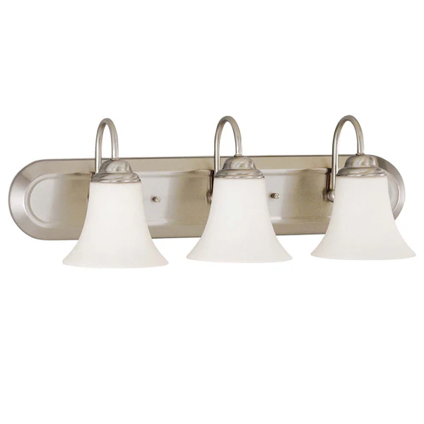 Nuvo Dupont - 1 Light Vanity w/ Satin White Glass