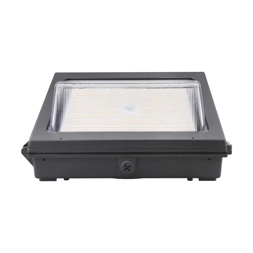 Nuvo LED Cutoff Wall Pack Bypassable Photocell Wattage & CCT Selectable 120-277v