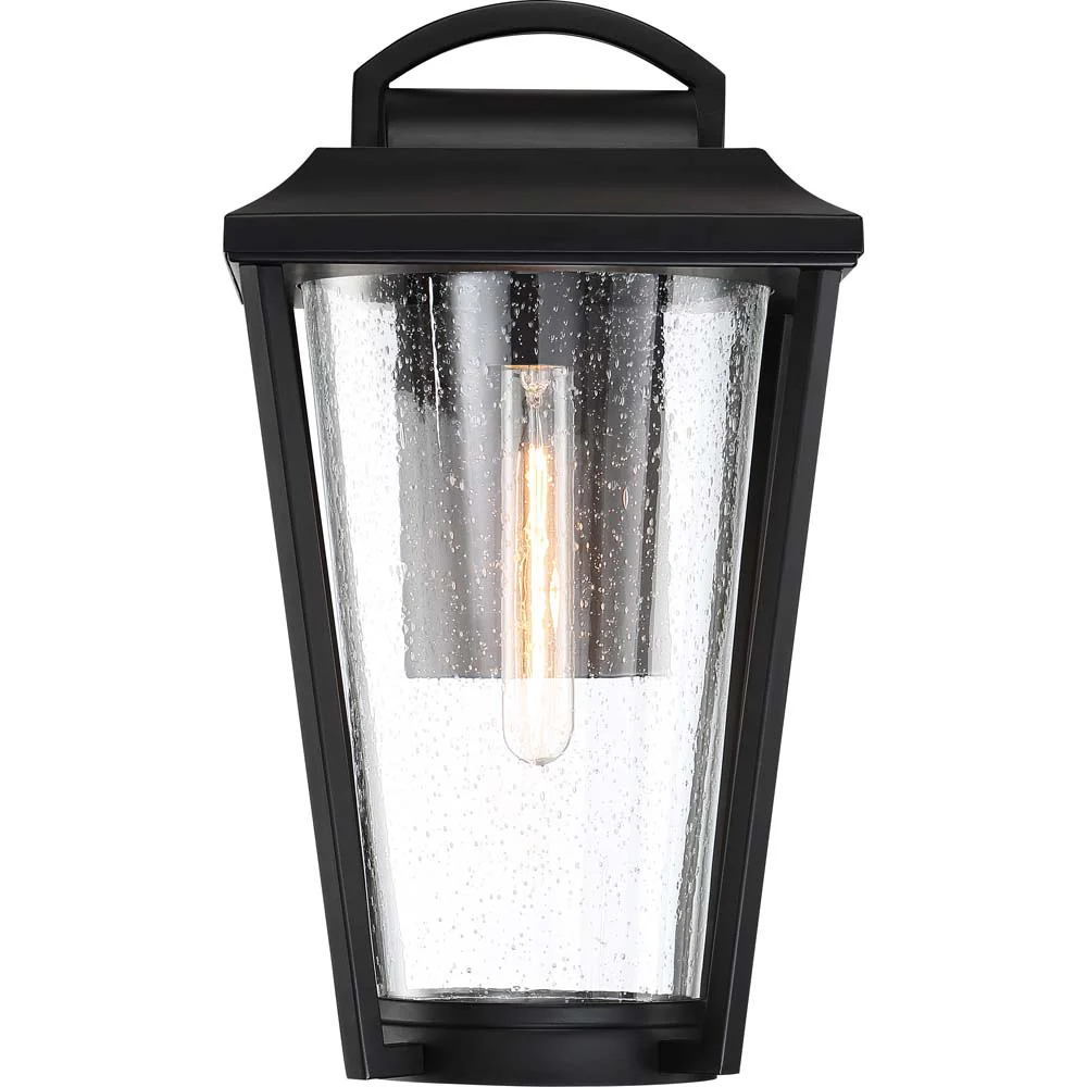 Nuvo Lighting 60w Lakeview 1-Light Small Lantern Aged Bronze / Glass Finish