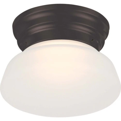 Nuvo Lighting Bogie 7.8W LED 6 inch Ceiling Flush Frosted Glass Mount Fixture