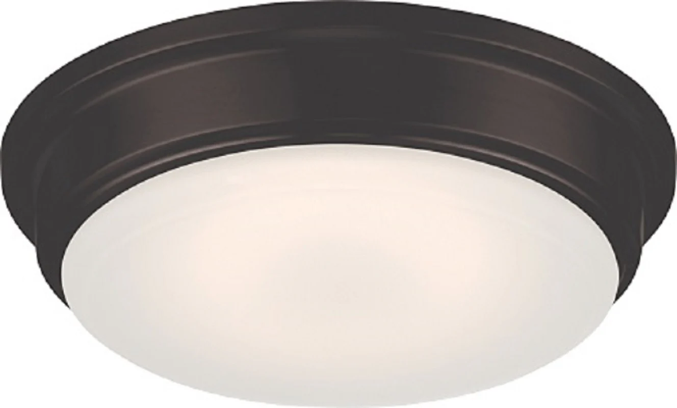 Nuvo Lighting Haley 16W LED 13 inch Ceiling Flush Frosted Glass Mount Fixture