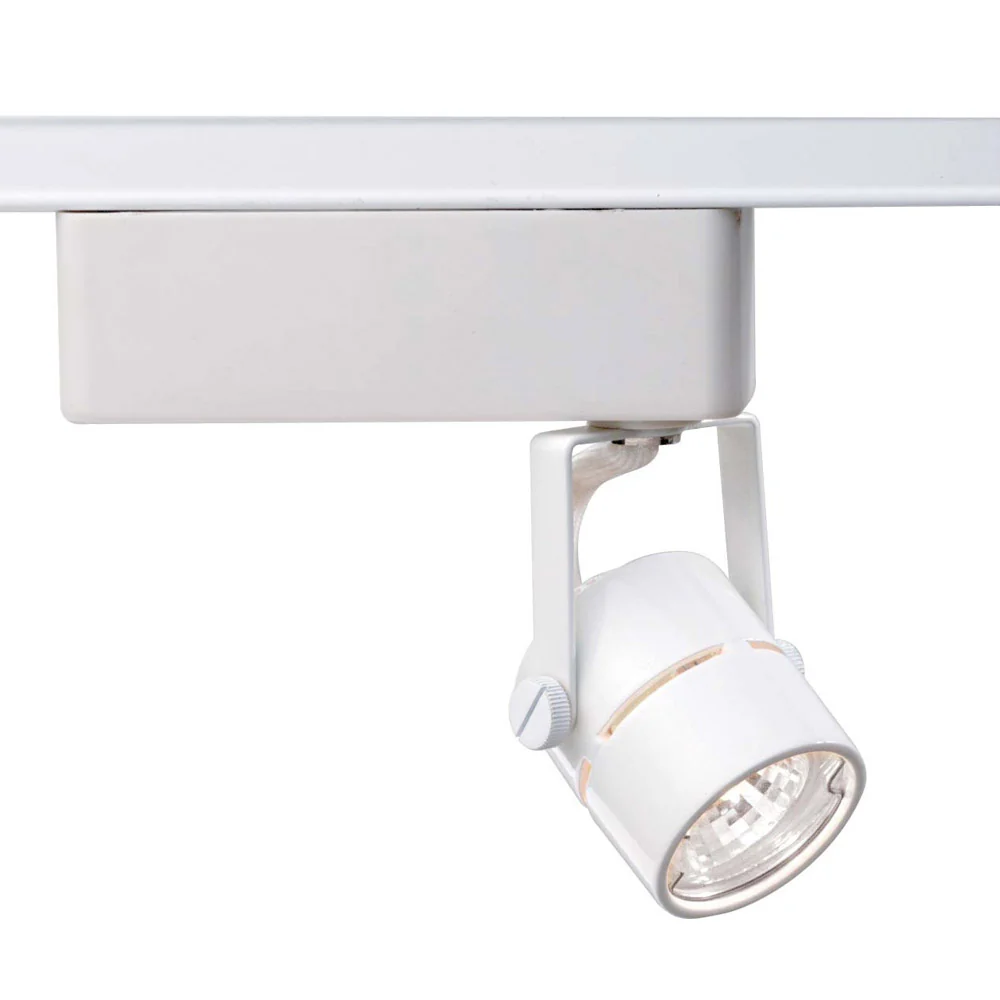 Nuvo TH234 White 1 Light - MR16 - 12V Track Head - Round